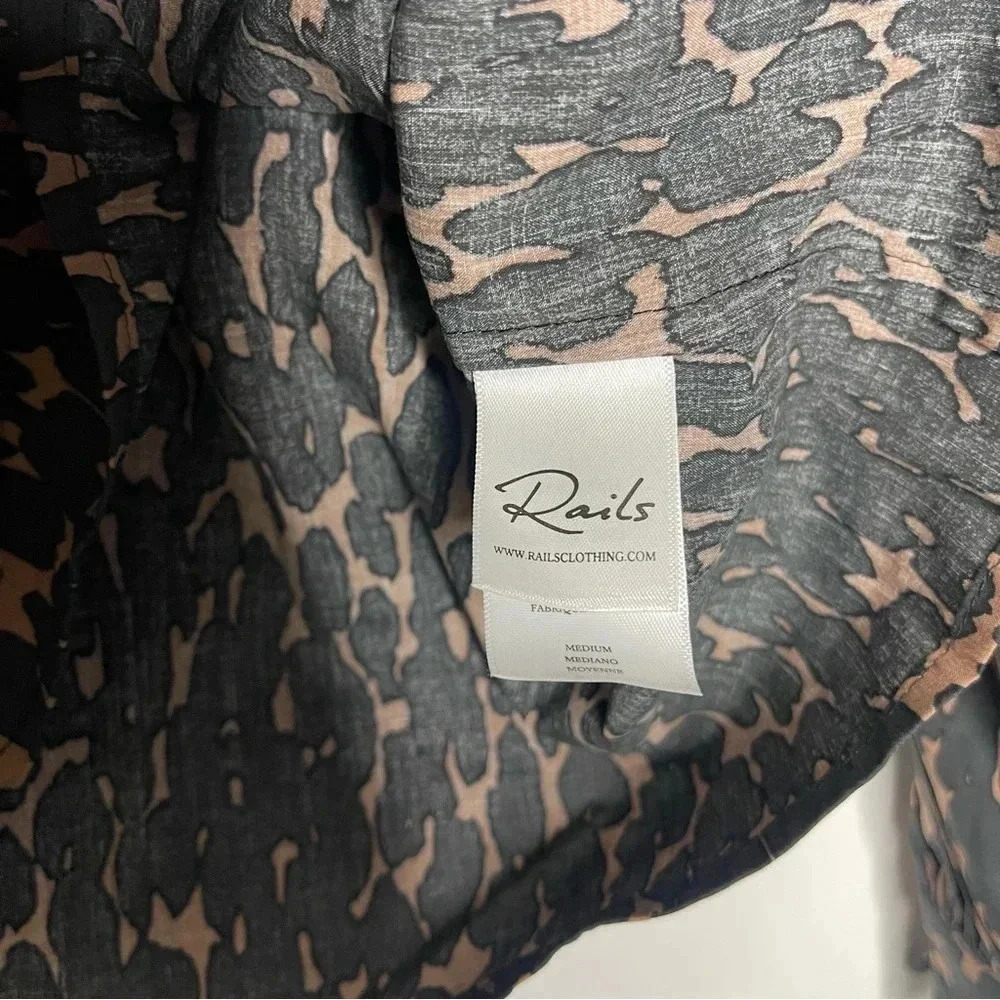 Rails Tops Rails Ariana Long Sleeve Animal Print … - image 2
